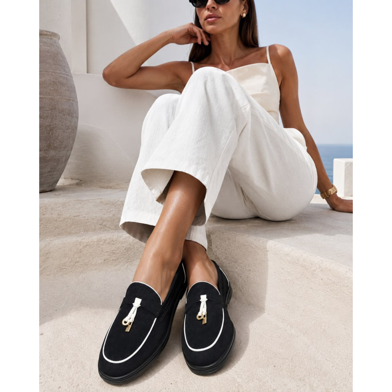 Zenske cipele - mokasine - 13-317-1-BLK